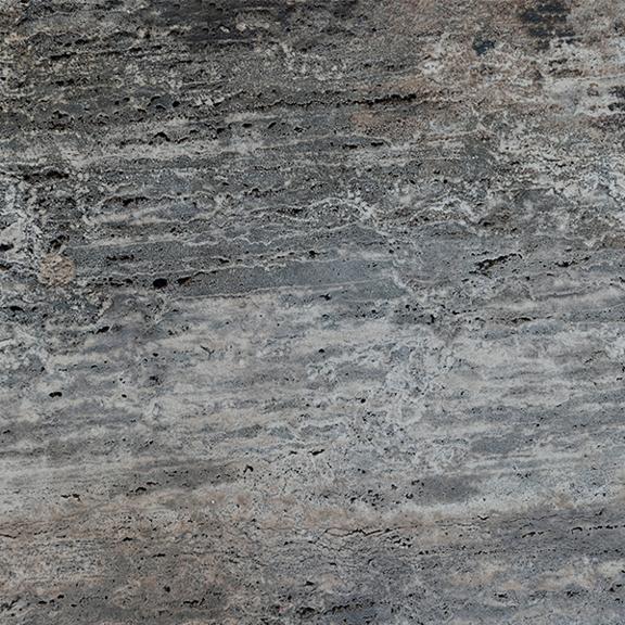Silver travertine
