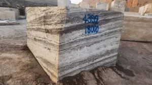 بلوكات ترافرتين فضي